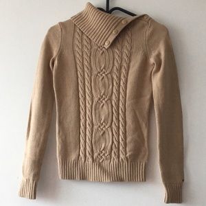 High neck sweater